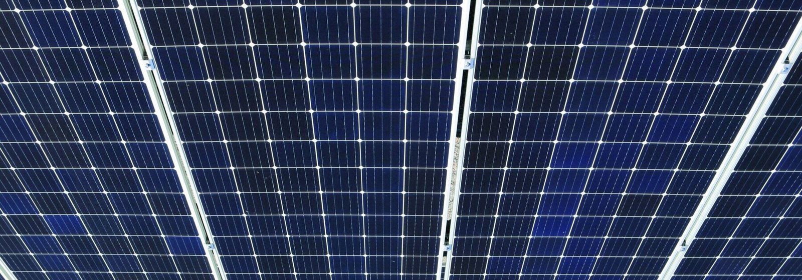 Solar panels powering an NVC CCTV tower